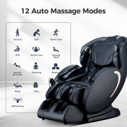 3D Zero Gravity Full Body Massage Chair with Shiatsu, Heat, Voice & App Control