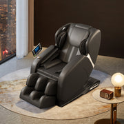 Full Body Zero Gravity Massage Chair with Deep Tissue Rollers, Foot Massage & Heat – Black