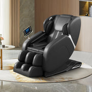 Full Body Zero Gravity Massage Chair with Deep Tissue Rollers, Foot Massage & Heat – Black