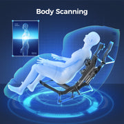 3D Zero Gravity Full Body Massage Chair with Shiatsu, Heat, Voice & App Control