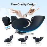 3D Zero Gravity Full Body Massage Chair with Shiatsu, Heat, Voice & App Control