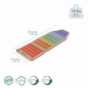 Rainbow Chakra Mat™ — PEMF, Far Infrared Heat, Red Light & Gemstone Therapy