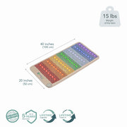 Rainbow Chakra Mat™ — PEMF, Far Infrared Heat, Red Light & Gemstone Therapy