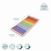 Rainbow Chakra Mat™ — PEMF, Far Infrared Heat, Red Light & Gemstone Therapy