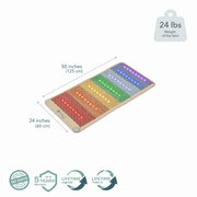 Rainbow Chakra Mat™ — PEMF, Far Infrared Heat, Red Light & Gemstone Therapy