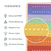 Rainbow Chakra Mat™ — PEMF, Far Infrared Heat, Red Light & Gemstone Therapy