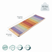 Rainbow Chakra Mat™ — PEMF, Far Infrared Heat, Red Light & Gemstone Therapy