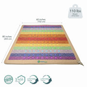 Rainbow Chakra Mat™ — PEMF, Far Infrared Heat, Red Light & Gemstone Therapy