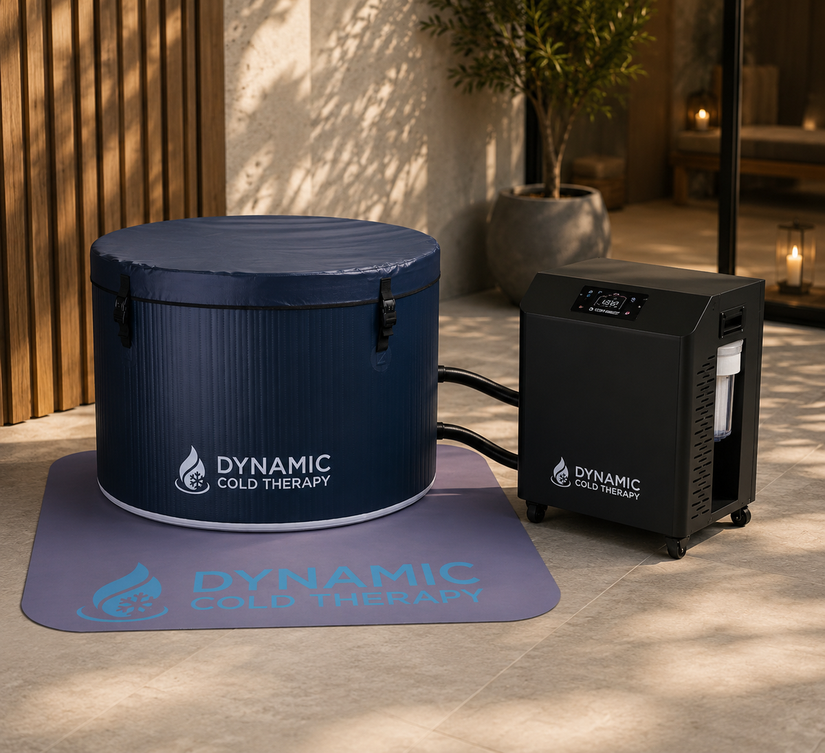 Dynamic Cold Therapy Inflatable Cold Plunge Tub | 40" Portable Ice Bath