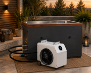 XL 304 Stainless Steel Cold Plunge Tub with Pacific Cedar | Optional WiFi Chiller