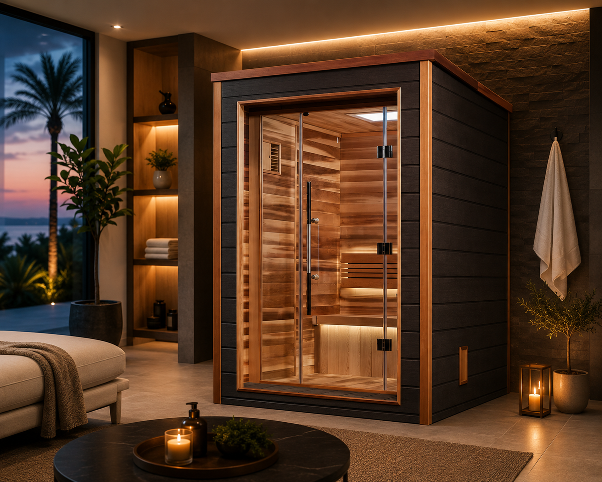 Golden Designs Narvik 2-Person Outdoor Traditional Sauna with Harvia 6kW Stove | GDI-8202-01 (Copy) (Copy)