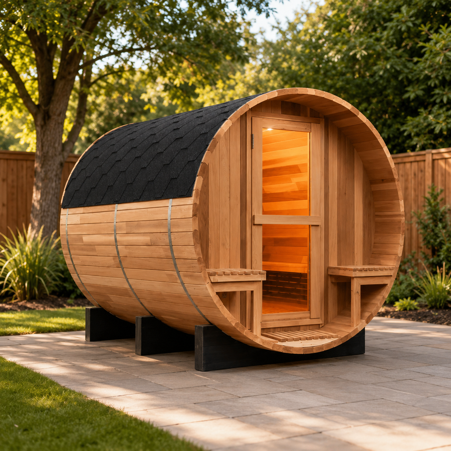 Handmade Sauna Red Cedar Electric Heat