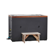 XL 304 Stainless Steel Cold Plunge Tub with Pacific Cedar | Optional WiFi Chiller