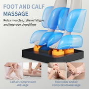 Full Body Zero Gravity Massage Chair with Deep Tissue Rollers, Foot Massage & Heat – Black