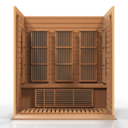 Maxxus 3-Person Low EMF FAR Infrared Sauna — Canadian Red Cedar