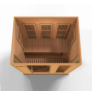 Maxxus 3-Person Low EMF FAR Infrared Sauna — Canadian Red Cedar