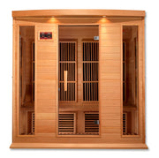 Maxxus 4-Person Low EMF FAR Infrared Sauna — Canadian Hemlock