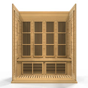 Maxxus 4-Person Low EMF FAR Infrared Sauna — Canadian Hemlock
