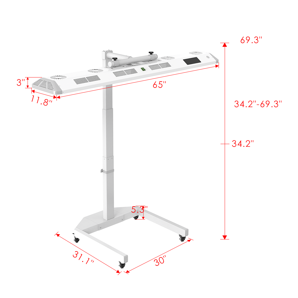 Renew Red Light Panorama Panel | 7-Wavelength Full-Body Light Therapy