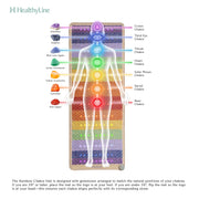 Rainbow Chakra Mat™ — PEMF, Far Infrared Heat, Red Light & Gemstone Therapy