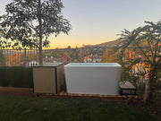 RevX Acrylic X Tub Cold Plunge with LUX High-Performance Chiller & Filtration System