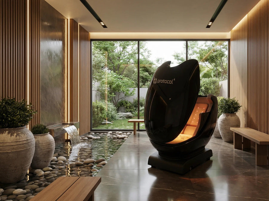 Cocoon Recovery Pod | Infrared Sauna, Red Light Therapy & PEMF Recovery System
