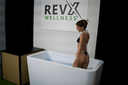 RevX Acrylic X Tub Cold Plunge with LUX High-Performance Chiller & Filtration System
