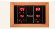 Maxxus 3-Person Low EMF FAR Infrared Sauna — Canadian Red Cedar