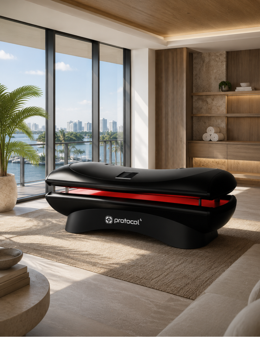 P4 Full-Body Red Light Therapy Capsule | 360° Near-Infrared Photobiomodulation System