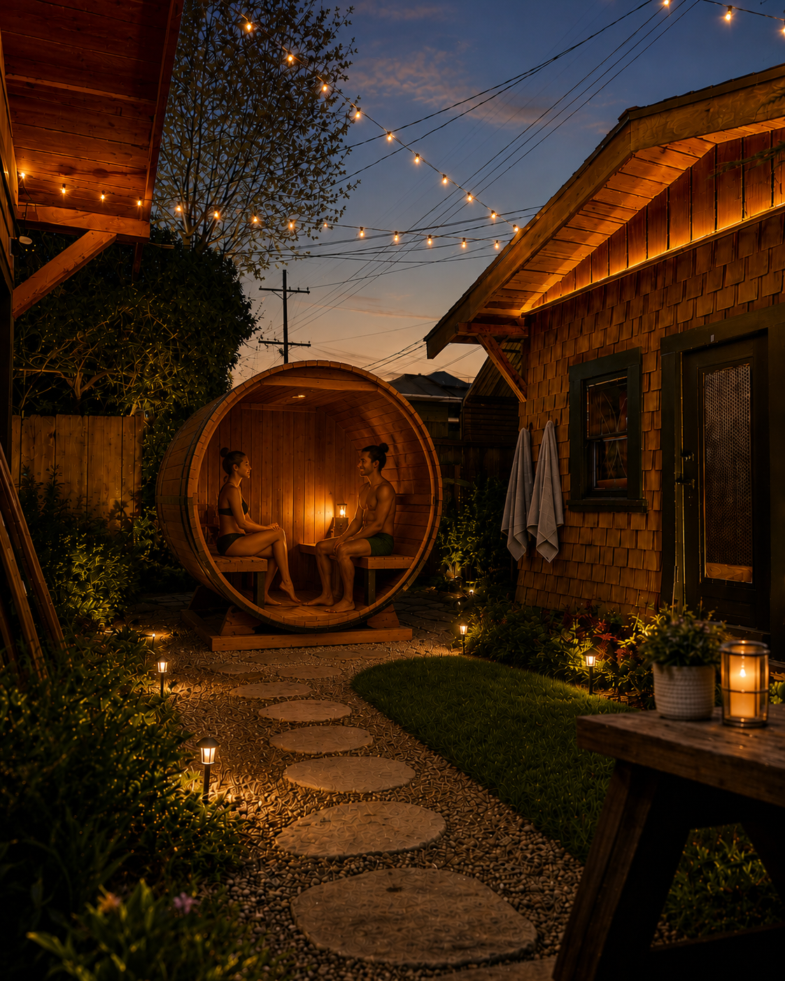 Frank M. review for AB Outdoor Sauna