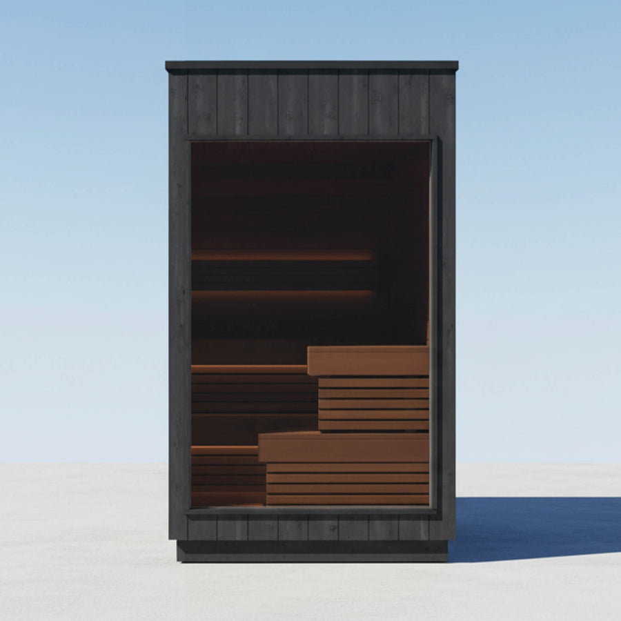 ThermaSol Nordic Misty 2-5 Person Fully-Assembled Outdoor Modular Sauna Cabin [Made-To-Order] [14-KIR] (SAK17365)
