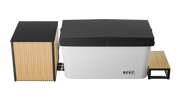 RevX Acrylic X Tub Cold Plunge with LUX High-Performance Chiller & Filtration System