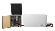 RevX Acrylic X Tub Cold Plunge with LUX High-Performance Chiller & Filtration System