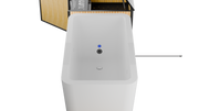 RevX Acrylic X Tub Cold Plunge with LUX High-Performance Chiller & Filtration System